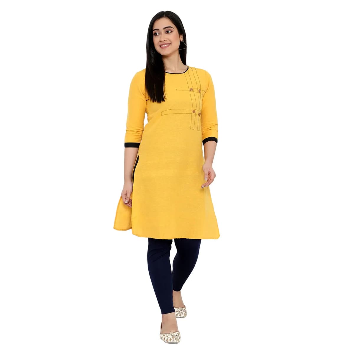 SONY Selex Classic Girls School Slacks - Premium Poly-Viscose School Uniform Pants Wholesale Delhi - image 2 of 4